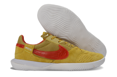 Unisex Nike Street Gato IC Indoor & Futsal Low-Tops Football Shoes - Yellow/Solar Yellow/Crimson Red
