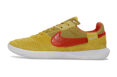 Unisex Nike Street Gato IC Indoor & Futsal Low-Tops Football Shoes - Yellow/Solar Yellow/Crimson Red