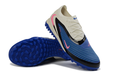 Unisex Nike Phantom 6 Elite Low TF Artificial Turf Low-Tops Football Shoes - Blue/Electric Blue/Soft Pink