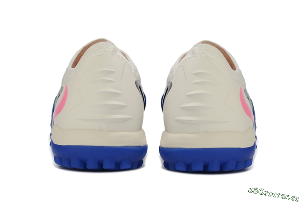 Unisex Nike Phantom 6 Elite Low TF Artificial Turf Low-Tops Football Shoes - Blue/Electric Blue/Soft Pink 5