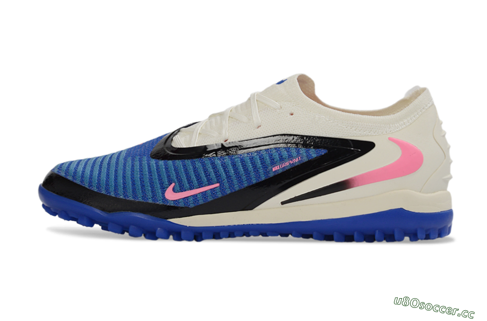 Unisex Nike Phantom 6 Elite Low TF Artificial Turf Low-Tops Football Shoes - Blue/Electric Blue/Soft Pink 0
