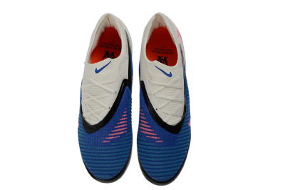 Unisex Nike Phantom 6 Elite Low FG Firm Ground Low-Tops Football Boots - Blue/Electric Blue/Fierce Pink