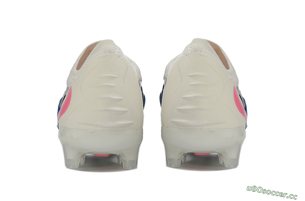 Unisex Nike Phantom 6 Elite Low FG Firm Ground Low-Tops Football Boots - Blue/Electric Blue/Fierce Pink 5