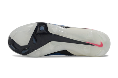 Unisex Nike Phantom 6 Elite High FG Firm Ground High-Tops Football Boots - Blue/Electric Blue/Neon Pink