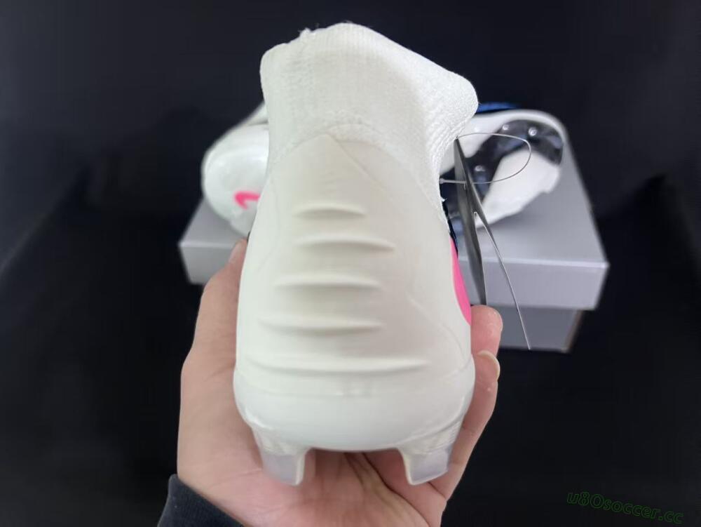 Unisex Nike Phantom 6 Elite High FG Firm Ground High-Tops Football Boots - Blue/Electric Blue/Neon Pink