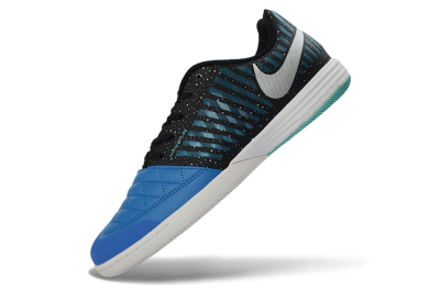 Unisex Nike Lunar Gato 2 IC Indoor & Futsal Low-Tops Football Shoes - Blue/Midnight Aqua/Black