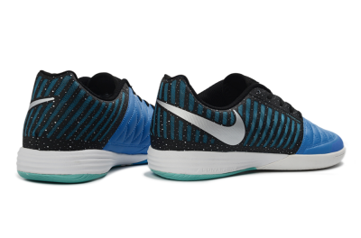 Unisex Nike Lunar Gato 2 IC Indoor & Futsal Low-Tops Football Shoes - Blue/Midnight Aqua/Black