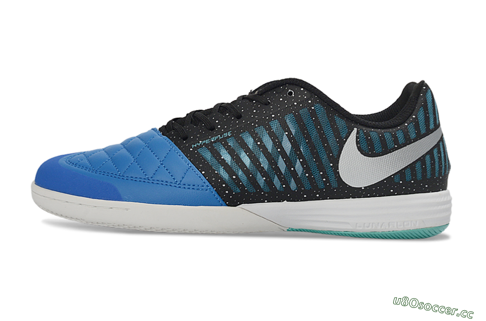 Unisex Nike Lunar Gato 2 IC Indoor & Futsal Low-Tops Football Shoes - Blue/Midnight Aqua/Black 0