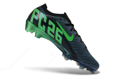 Unisex EAFC x Nike Air Zoom Mercurial Vapor 16 Elite FG Firm Ground Low-Tops Football Boots - Black/Green Glow/Frosted Shadow