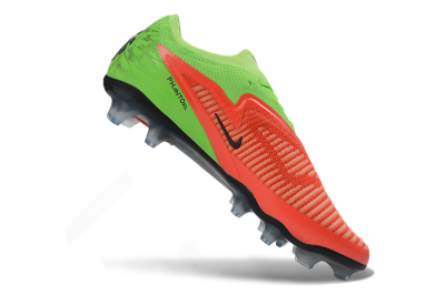 Unisex Nike Phantom 6 Elite Low FG Firm Ground Low-Tops Football Boots - Orange/Lime Green/Bright Coral