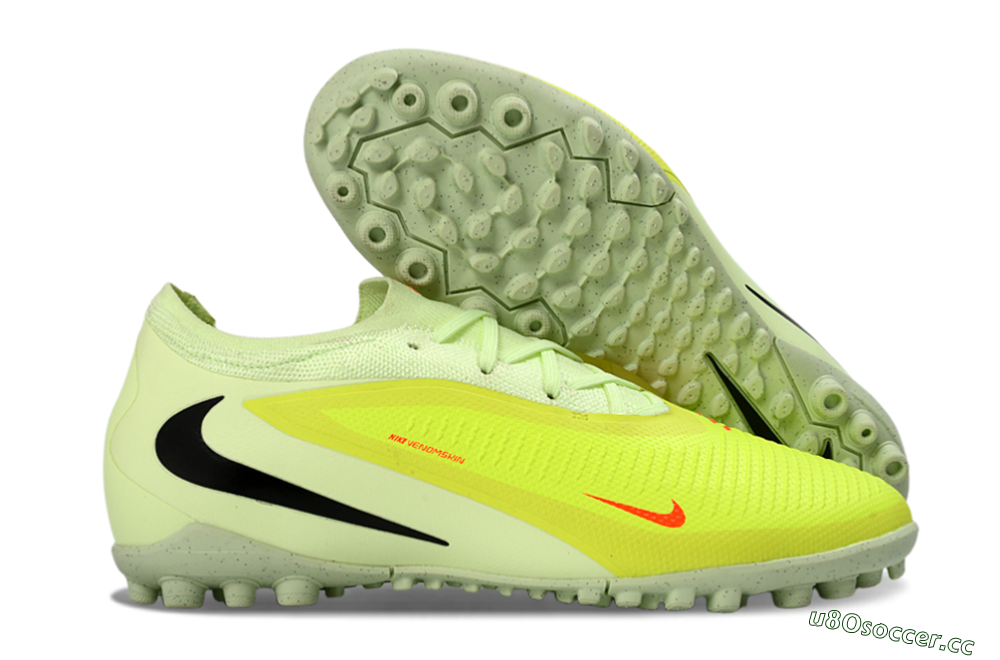 Unisex Nike Phantom 6 Elite Low TF Artificial Turf Low-Tops Football Shoes - Yellow/Lime Burst/Neon Pink 2