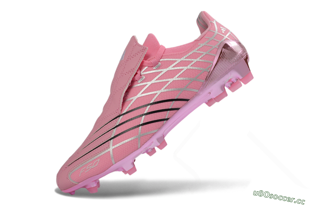 Men's Adidas F50 Spider Elite FG Firm Ground Low-Tops Football Boots - Pink/Bright Pink/Soft Pink 5