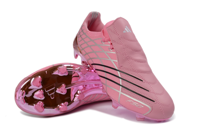 Men's Adidas F50 Spider Elite FG Firm Ground Low-Tops Football Boots - Pink/Bright Pink/Soft Pink