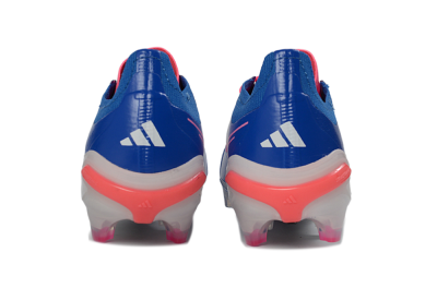 Unisex Adidas Predator 26 Elite FG Firm Ground Low-Tops Football Boots - Blue/Electric Blue/Fusion Pink