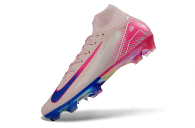 Unisex Nike Air Zoom Mercurial Superfly 10 Elite FG Firm Ground High-Tops Football Boots - Pink/Pastel Pink/Neon Pink