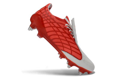 Men's Adidas F50 Spider Elite SG Soft Ground Low-Tops Football Boots - Red/Flame Red/Steel Gray