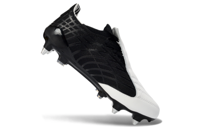 Men's Adidas F50 Spider Elite SG Soft Ground Low-Tops Football Boots - Black/Electric Gold/Classic White