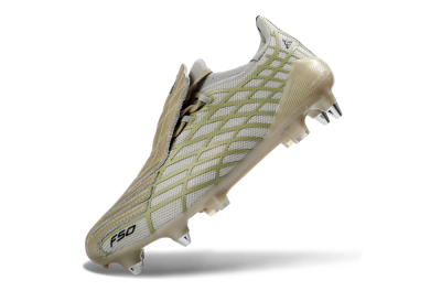 Men's Adidas F50 Spider Elite SG Soft Ground Low-Tops Football Boots - Beige/Soft Sand/Light Olive