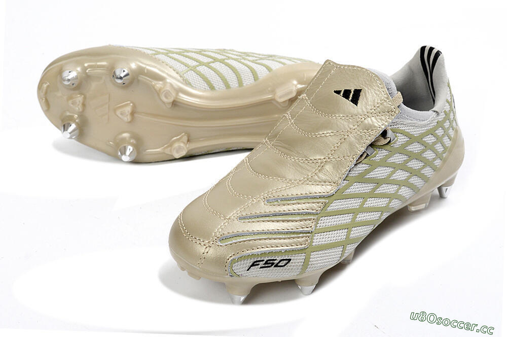 Men's Adidas F50 Spider Elite SG Soft Ground Low-Tops Football Boots - Beige/Soft Sand/Light Olive 3