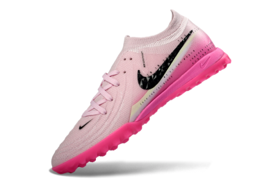 Men's Nike Phantom GX 2 Elite TF Artificial Turf Low-Tops Football Shoes - Pink/Soft Rose/Hot Pink