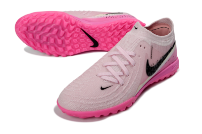 Men's Nike Phantom GX 2 Elite TF Artificial Turf Low-Tops Football Shoes - Pink/Soft Rose/Hot Pink