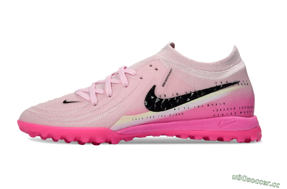 Men's Nike Phantom GX 2 Elite TF Artificial Turf Low-Tops Football Shoes - Pink/Soft Rose/Hot Pink 0
