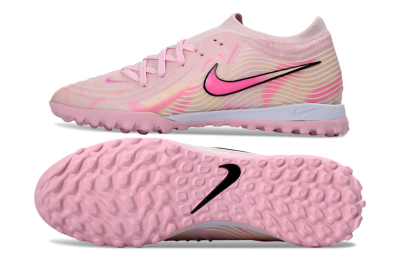 Men's Nike Phantom GX 2 Elite TF Artificial Turf Low-Tops Football Shoes - Pink/Soft Pink/Coral Bliss