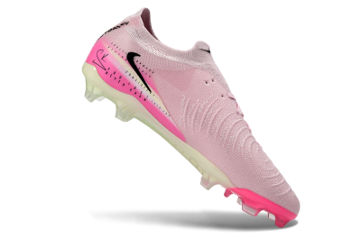 Men's Nike Phantom GX 2 Elite FG Firm Ground Low-Tops Football Boots - Pink/Flamingo Pink/Neon Green