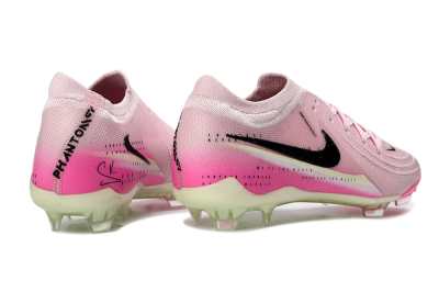 Men's Nike Phantom GX 2 Elite FG Firm Ground Low-Tops Football Boots - Pink/Flamingo Pink/Neon Green