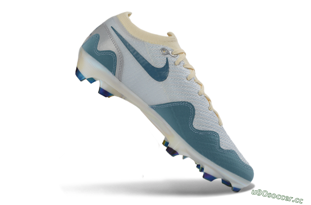 Men's Patta x Nike Air Zoom Mercurial Vapor 16 Elite FG Firm Ground Low-Tops Football Boots - Blue/Sky Blue/Cream White 4