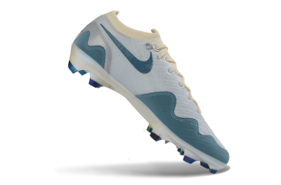 Men's Patta x Nike Air Zoom Mercurial Vapor 16 Elite FG Firm Ground Low-Tops Football Boots - Blue/Sky Blue/Cream White