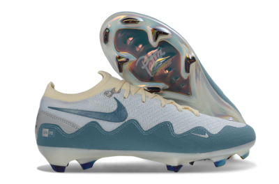 Men's Patta x Nike Air Zoom Mercurial Vapor 16 Elite FG Firm Ground Low-Tops Football Boots - Blue/Sky Blue/Cream White