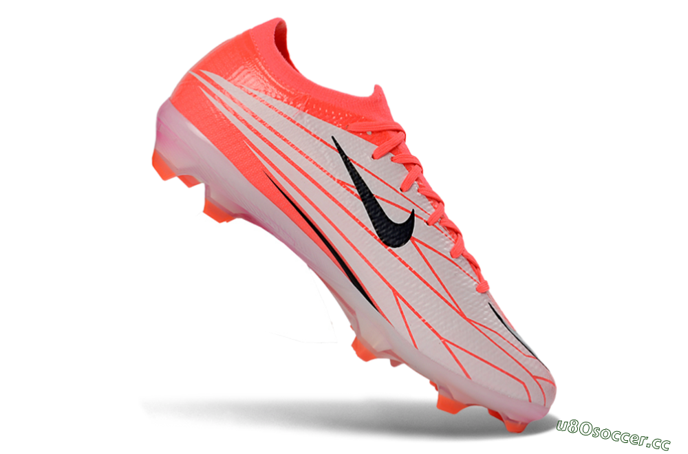 Unisex Nike Air Zoom Mercurial Vapor 16 Elite FG Firm Ground Low-Tops Football Boots - Pink/Vibrant Coral/Dark Black 4