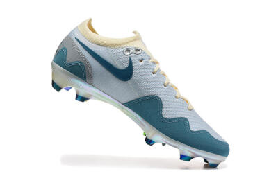 Men's Patta x Nike Air Zoom Mercurial Vapor 16 Elite FG Firm Ground Low-Tops Football Boots - Blue/Sky Blue/Frost White