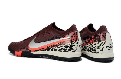 Unisex Nike Air Zoom Mercurial Vapor 16 Elite TF Artificial Turf Low-Tops Football Shoes - Maroon/Bright Coral/Black