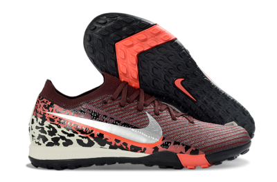 Unisex Nike Air Zoom Mercurial Vapor 16 Elite TF Artificial Turf Low-Tops Football Shoes - Maroon/Bright Coral/Black