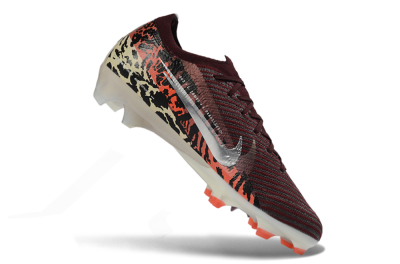 Men's Nike Air Zoom Mercurial Vapor 16 Elite FG Firm Ground Low-Tops Football Boots - Burgundy/Crimson Burst/Black Camo