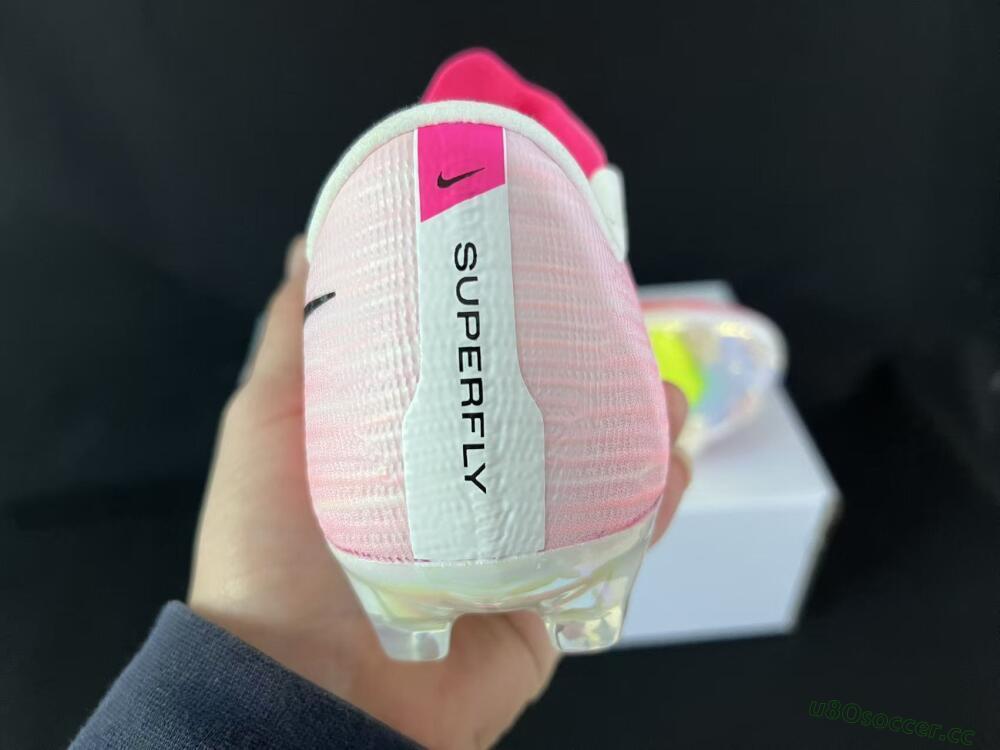 Unisex Nike Air Zoom Mercurial Superfly 11 FG Firm Ground Low-Tops Football Boots - Pink/Vibrant Pink/Black