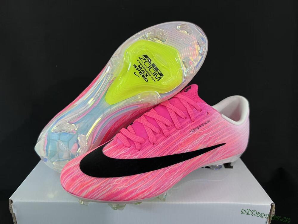 Unisex Nike Air Zoom Mercurial Superfly 11 FG Firm Ground Low-Tops Football Boots - Pink/Vibrant Pink/Black