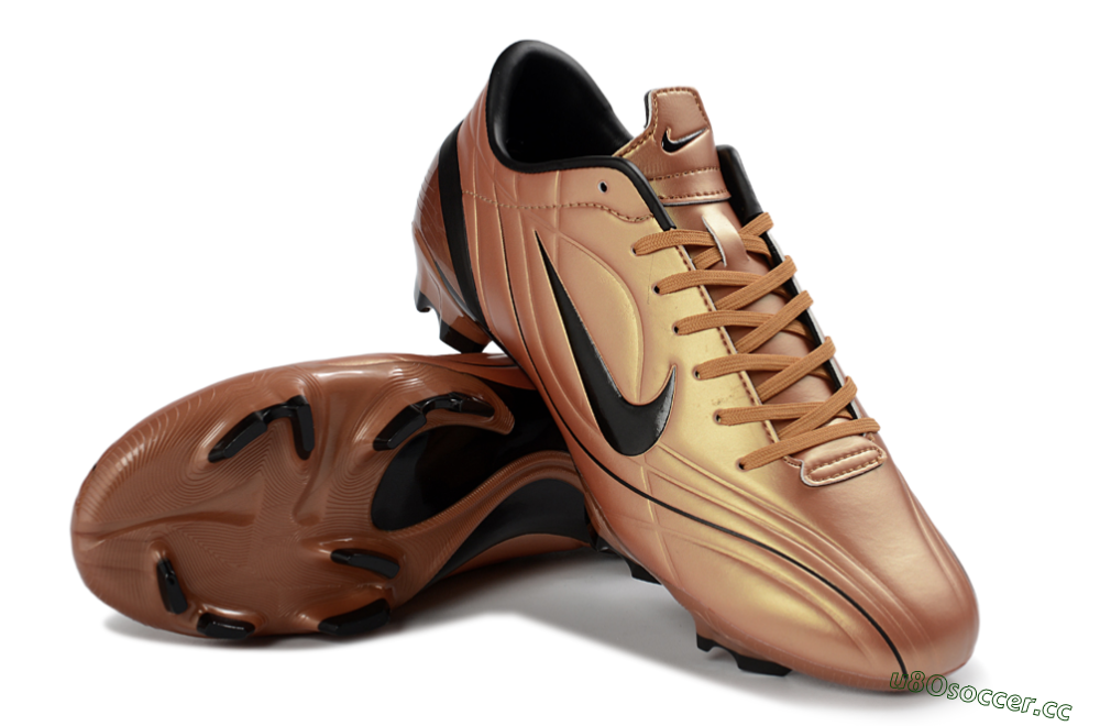 Men's Nike Mercurial Vapor R9 FG Firm Ground Low-Tops Football Boots - Copper/Black/Metallic Copper 3