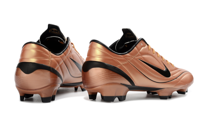 Men's Nike Mercurial Vapor R9 FG Firm Ground Low-Tops Football Boots - Copper/Black/Metallic Copper