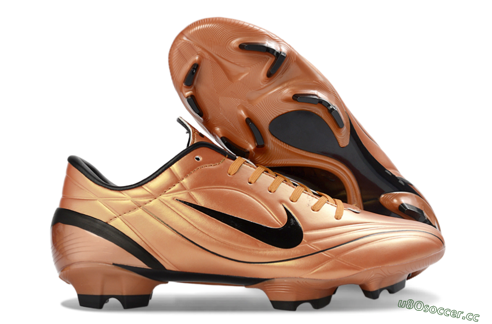 Men's Nike Mercurial Vapor R9 FG Firm Ground Low-Tops Football Boots - Copper/Black/Metallic Copper 2