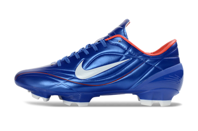 Men's Nike Mercurial Vapor R9 FG Firm Ground Low-Tops Football Boots - Blue/Crimson Red/White