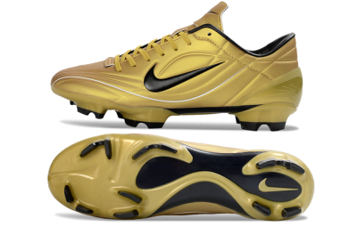 Men's Nike Mercurial Vapor R9 FG Firm Ground Low-Tops Football Boots - Gold/Stunning Gold/Classic Black