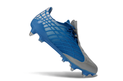 Unisex Adidas F50 Spider Elite SG Soft Ground Low-Tops Football Boots - Blue/Sky Blue/Steel Gray