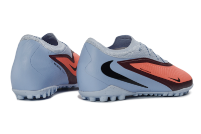 Unisex Nike Phantom 6 Elite Low TF Artificial Turf Low-Tops Football Shoes - Orange/Sky Blue/Crimson