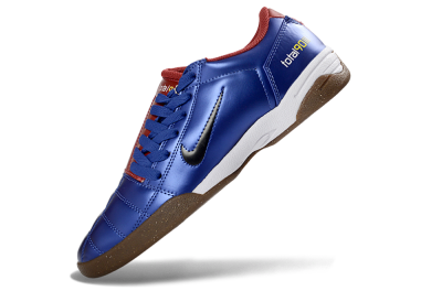 Men's Nike Total 90 III IC Indoor & Futsal Low-Tops Football Shoes - Blue/Rust/Golden