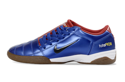 Men's Nike Total 90 III IC Indoor & Futsal Low-Tops Football Shoes - Blue/Rust/Golden