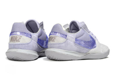 Unisex Nike Street Gato IC Indoor & Futsal Low-Tops Football Shoes - Purple/Lavender Mist/Silvery Gray