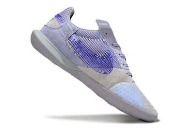 Unisex Nike Street Gato IC Indoor & Futsal Low-Tops Football Shoes - Purple/Lavender Mist/Silvery Gray